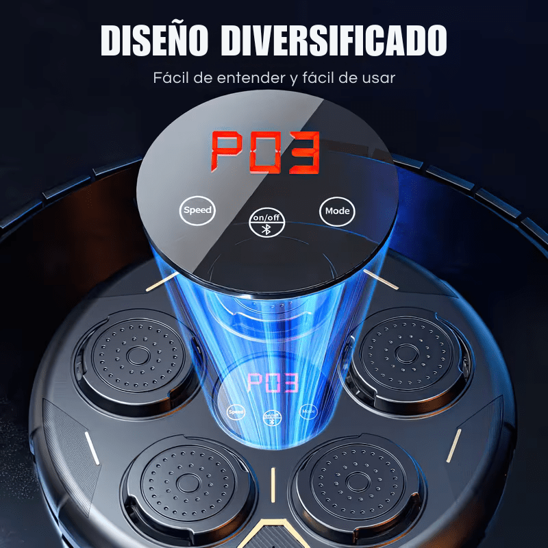 Máquina de boxeo 5 golpes musical con guantes de boxeo - ProBox® 3.0