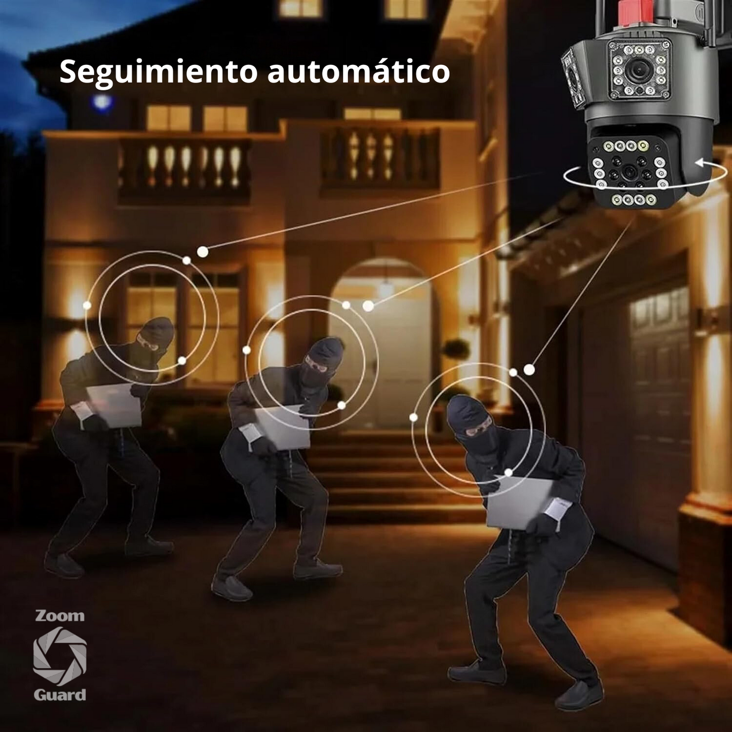 Zoom Guard: Cámara de Seguridad WiFi - ¡Compra 1, Llévate 2! + Memoria ilimitada agora