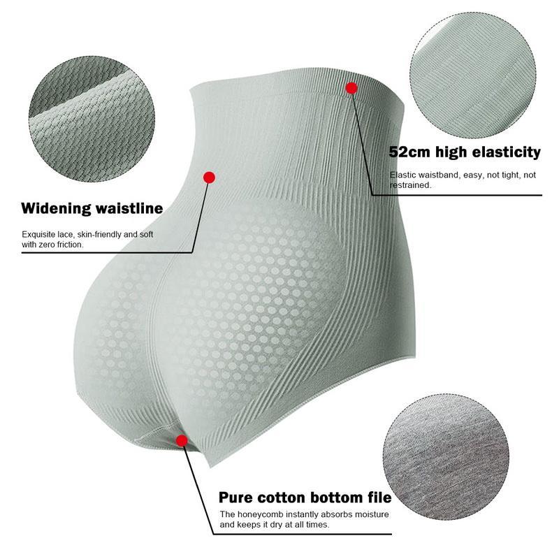 💃Bragas elásticas de cintura alta sin costuras - COMPRE 1 Y LLÉVESE 3🎁