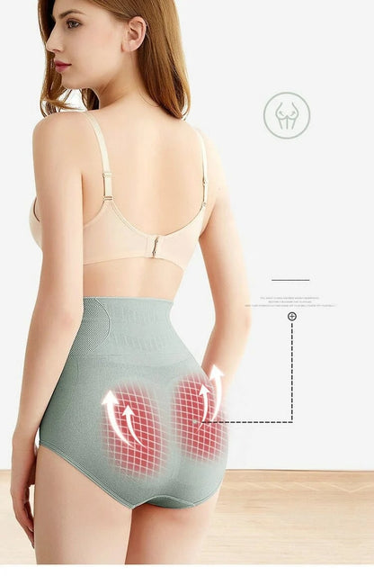 💃Bragas elásticas de cintura alta sin costuras - COMPRE 1 Y LLÉVESE 3🎁
