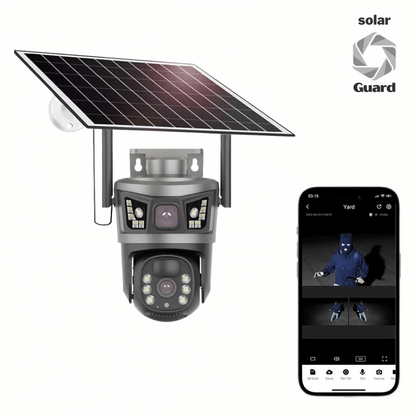 Solar Guard: Cámara de Seguridad - 2 en 1 + Memoria ilimitada